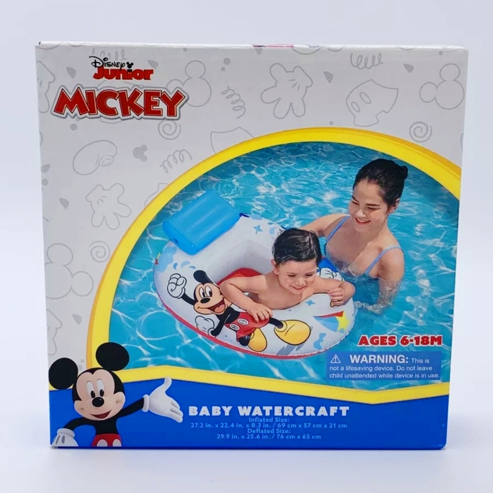 NEW Disney Junior Mickey Mouse Donald Duck Licensed Baby Inflatable Watercraft